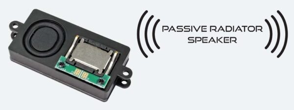 ESU 50347 - Speaker 22mm x 42mm x 8.0mm, square, 8 Ohm, Passive Radiator