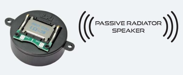 ESU 50349 - Speaker D=28mm x 11mm, round, 4 Ohm, Passive Radiator