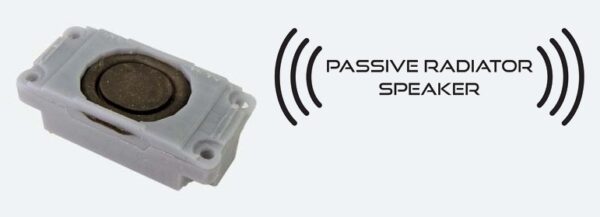 ESU 50351- Speaker 17mm x 35mm x 14.8mm, square, SXT, 4 Ohm, Passive Radiator