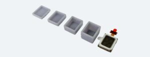 ESU 50352- Speaker 10mm x 12mm x 3.5mm, square, 6 Ohms, with soundchamber set