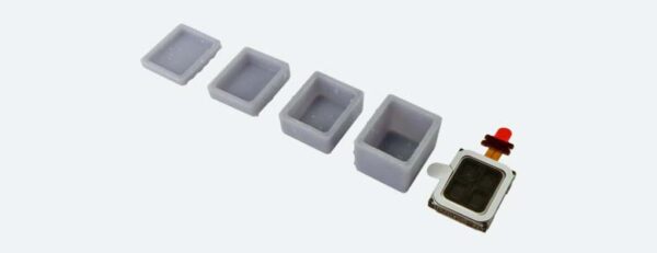 ESU 50352- Speaker 10mm x 12mm x 3.5mm, square, 6 Ohms, with soundchamber set