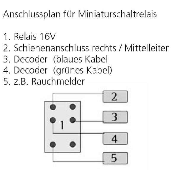 ESU 51963 - Relay 1 A miniature relay, 16 volts