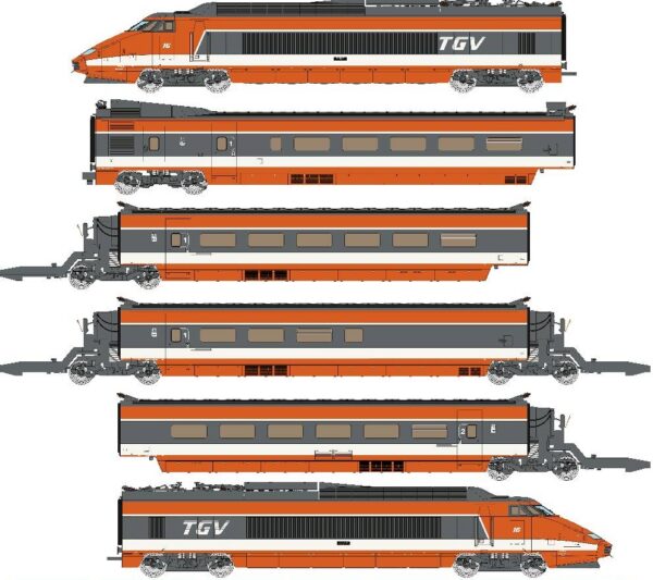 REE TGV-004S - TGV PSE box n°16 of 7 elements