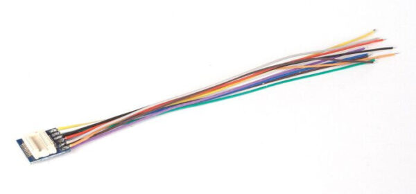 ESU 51993 - Wire harness, 18-pin Next18 socket to open wires, 88mm, with heat shrink tube