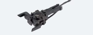 ESU 41002 - Automatic, coil-based digital coupler, adjustable height, with two single wires AWG black, length 55mm, 2 pieces
