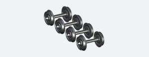 ESU 41200 - AC wheelset, diameter=10,8mm, passenger car, axle length=23,1mm. Set of 4 pieces