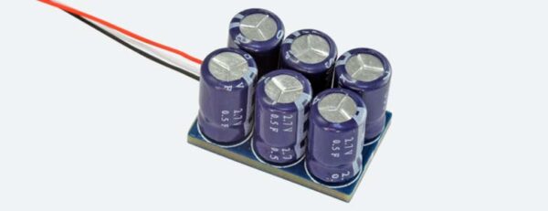ESU 54674 - PowerPack Midi, energy buffer with MCU for LokPilot 5 / LokSound 5, 6*1F/2.7V, 20.8 x 13.8 x 13.4mm