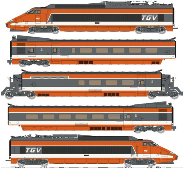 REE TGV-008S - TGV PSE No. 110 CFF , SBB / SNCF