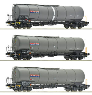 6600197 ROCO 6600197 - 3 piece set: Tank wagons, NACCO