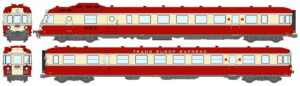 MB-257 REE MB-257S - Rail RGP 1 X-2774, Red TEE, NOISY (Copy)