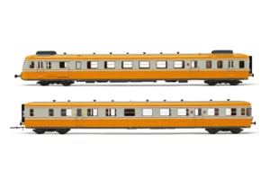 HJ2388 JOUEF HJ2388S - 2-unit railcar RGP2 class X 2700, orange/grey livery
