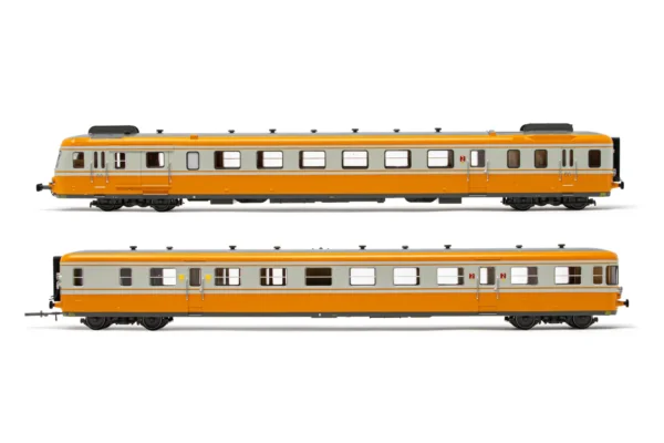 HJ2388 JOUEF HJ2388S - 2-unit railcar RGP2 class X 2700, orange/grey livery