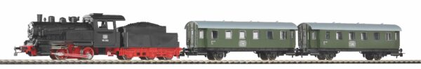 57112 PIKO 57112 - Starter Set, Train Steam locomotive with tender