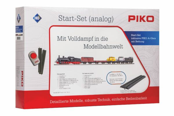 57123_P PIKO 57123 - Steam Locomotive G7 with 5 freight cars