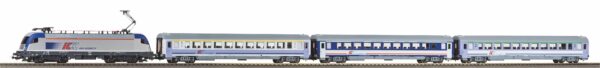 PIKO 97935 - Starter Set,  E-Lok Taurus with 3 IC car PKP