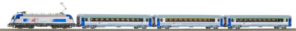 PIKO 97935 - Starter Set,  E-Lok EU44 with 3 IC car PKP