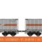 X-TRAINS 2361901 - Sgnss Wagon 60' VTG, Set 2