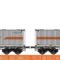 X-TRAINS 2361901.1 - Sgnss Wagon 60' VTG, Set 2